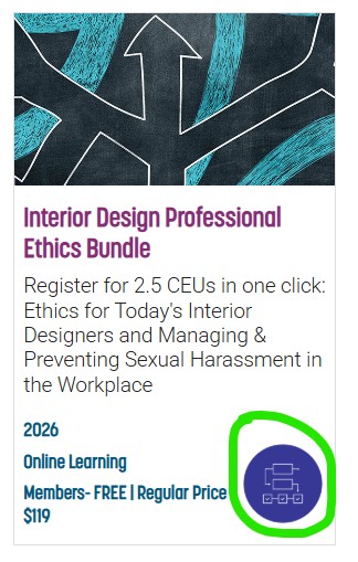 Featured course with icon
